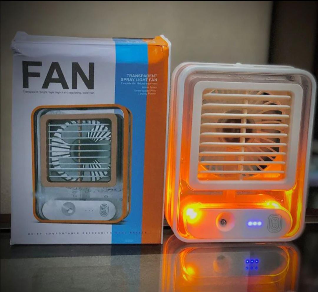 Summer Cooling Humidifying Fan Silent Mist Fan For Office Bedroom