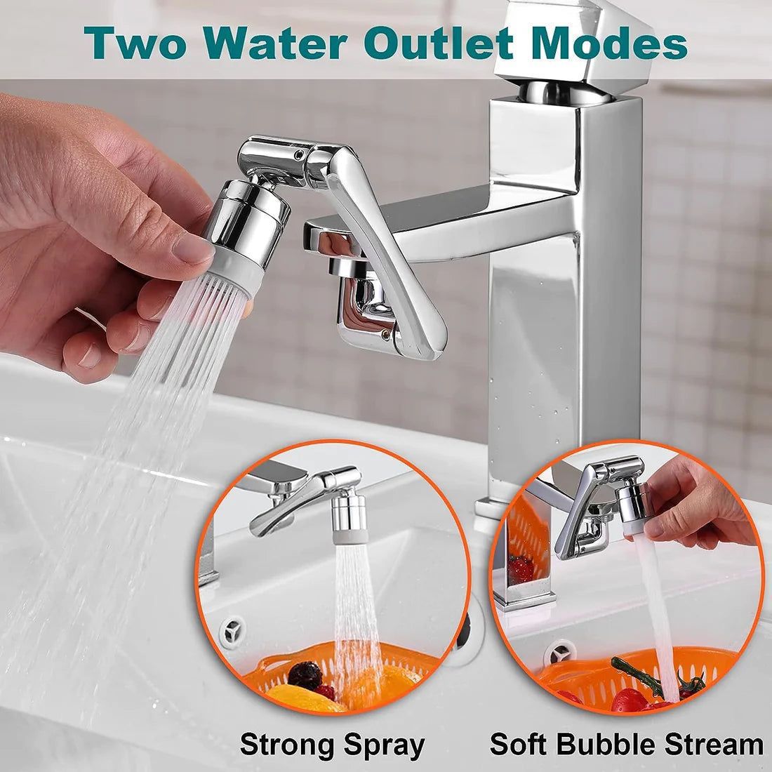 360 Rotating Robotics Faucet Tap