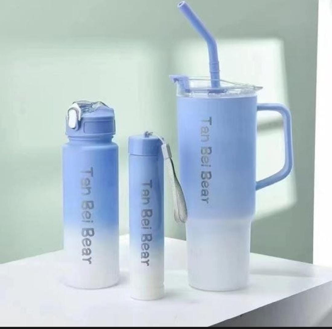 3pcs Tumbler and Bottle Set