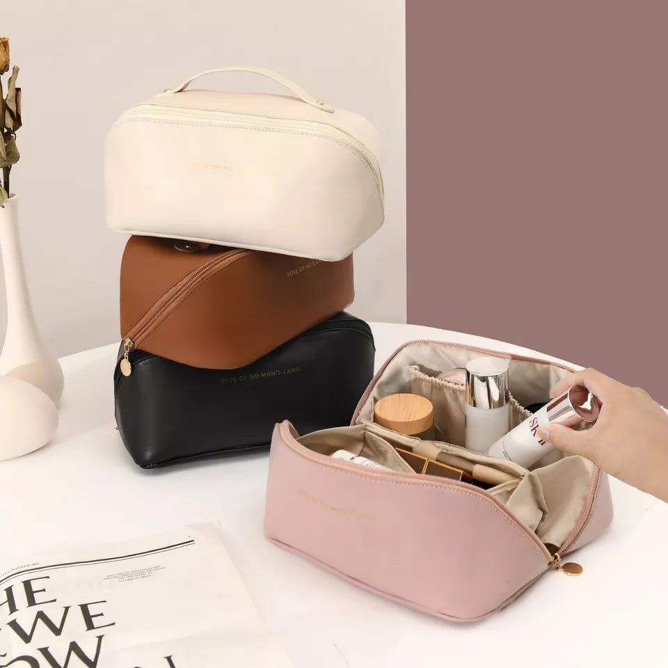 Premium Leather Cosmetic Organizer/Pouch