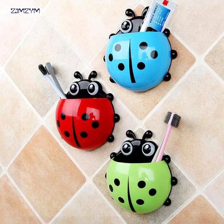Ladybug Toothbrush & Toothpaste Holder