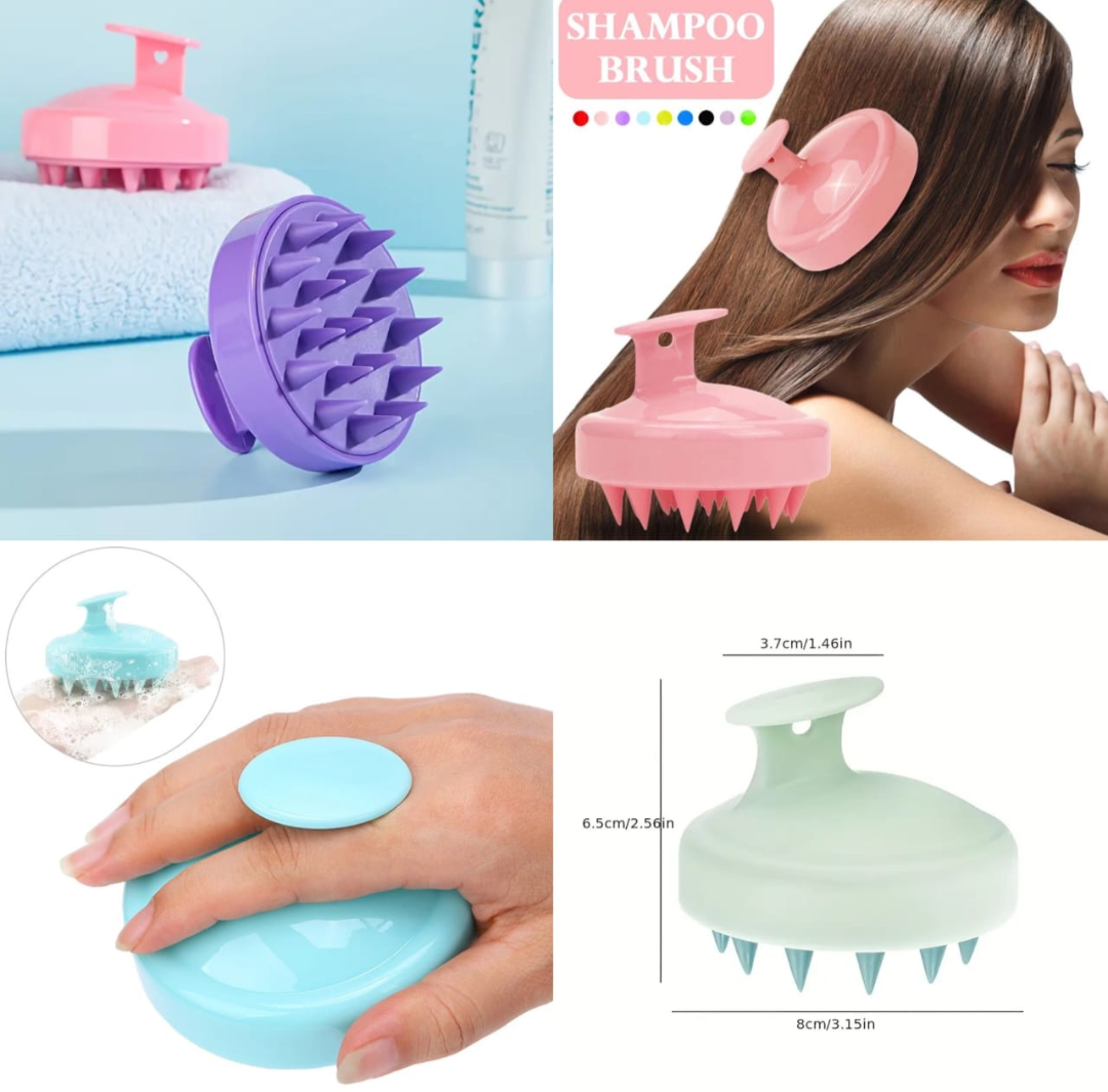 Silicone Shampoo Scalp Hair Massager
