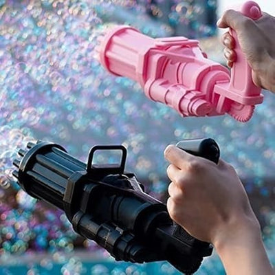8 Hole Automatic Bubble Machine Gun Toy