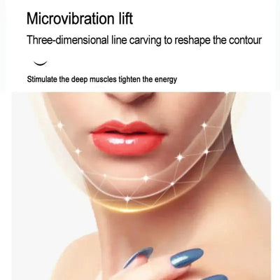 KK Trader | V-Shape Face & Neck Lifting Massager – LED Therapy & Vibration