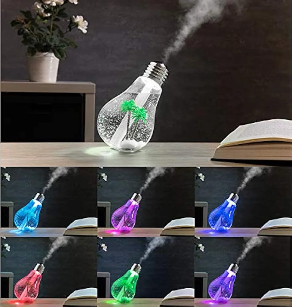 Bulb Shaped Colorful Humidifier