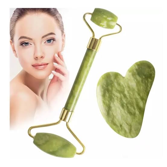 Jade Roller with Marble Stone