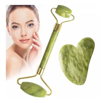 Jade Roller with Marble Stone