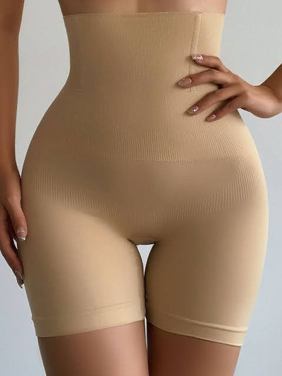 High-Waist Seamless Body Shaper Shorts