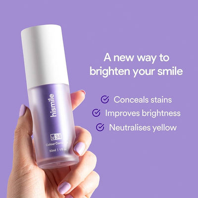 Hismile 30ml V34 Purple Whitening Toothpaste