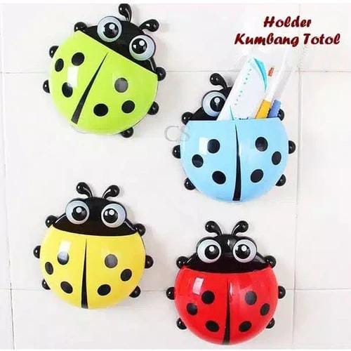 Ladybug Toothbrush & Toothpaste Holder