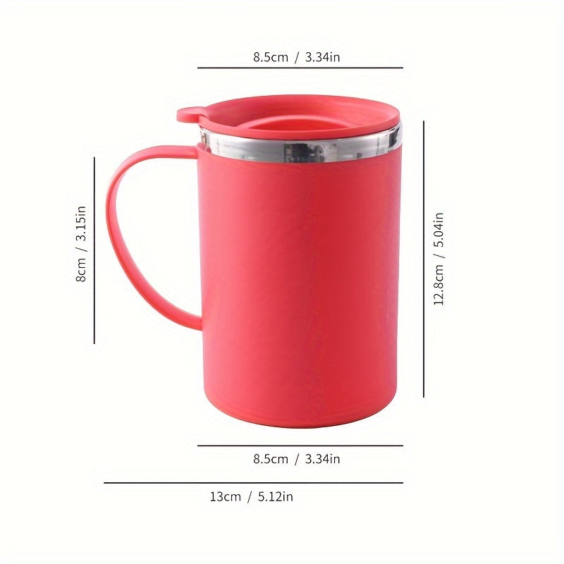 Hot and Cold Stainless Steel 400ML AirTight Coffee Mug (Random color)