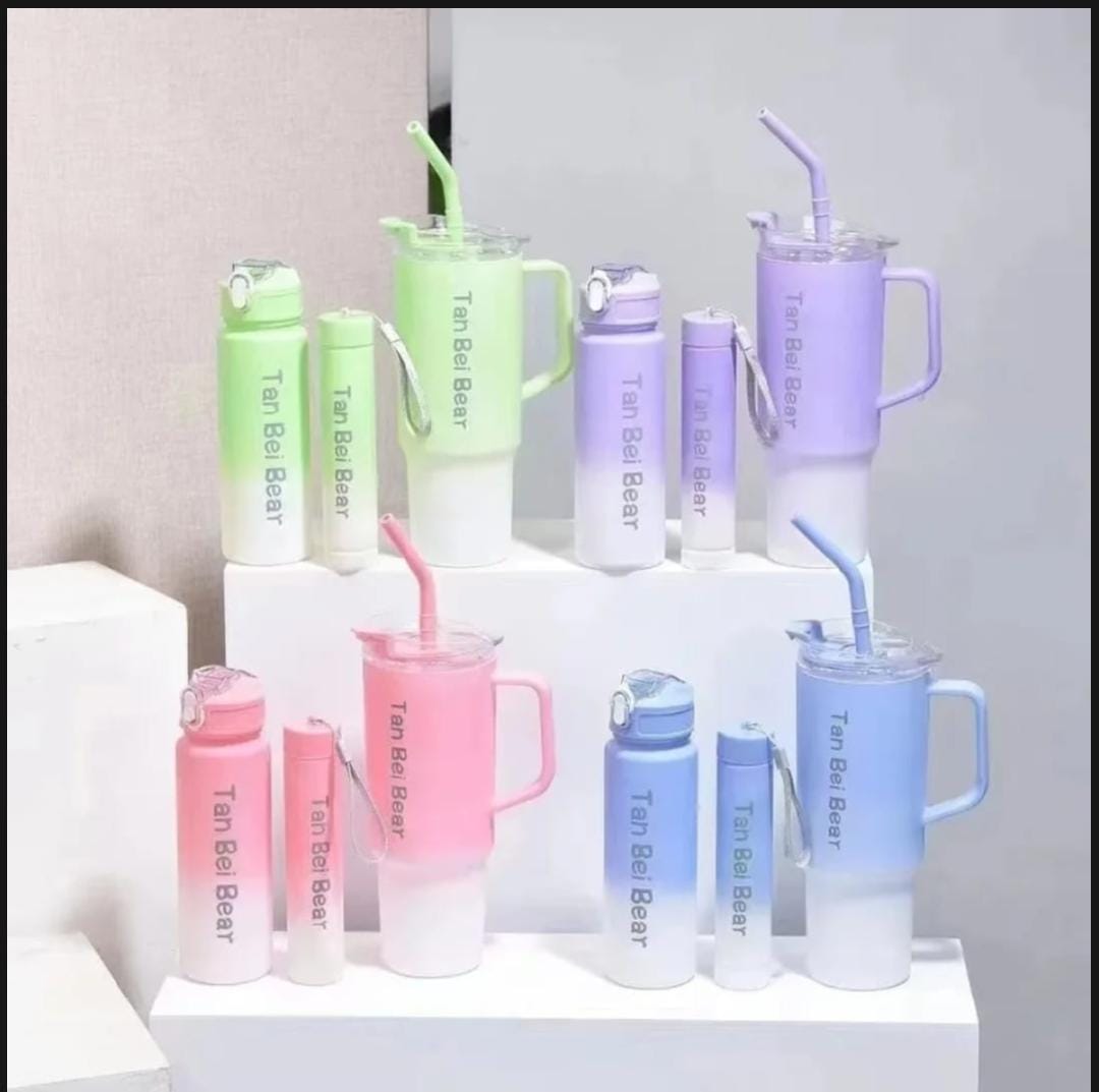 3pcs Tumbler and Bottle Set