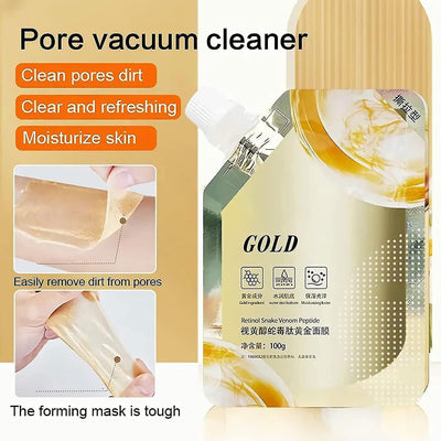 Gold mask deep moisturizing brightening anti-aging lifting oil tear-off