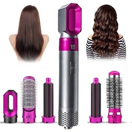 Dynamic Life 5-in-1 Hot Air Styler – Hair Dryer, Curler, Straightener & Volumizer