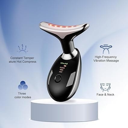 KK Trader | V-Shape Face & Neck Lifting Massager – LED Therapy & Vibration