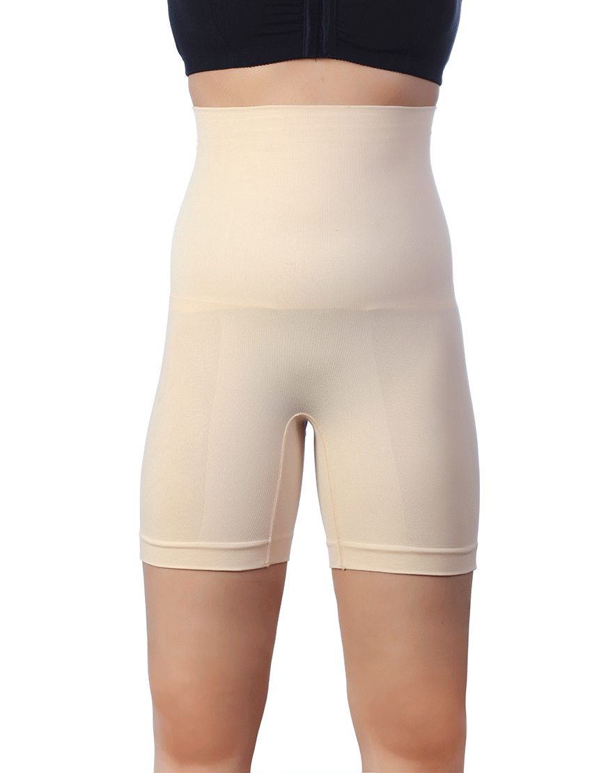 High-Waist Seamless Body Shaper Shorts
