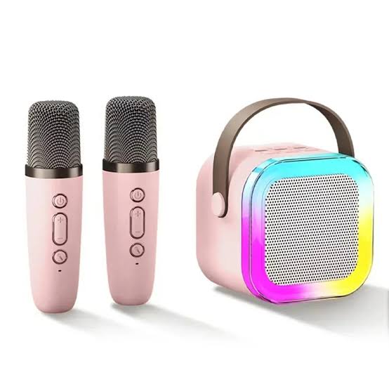 K12 Mini Audio Microphone Karaoke Family Wireless Bluetooth Speaker - (Get Writing Tablet Free)