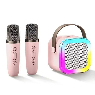K12 Mini Audio Microphone Karaoke Family Wireless Bluetooth Speaker - (Get Writing Tablet Free)
