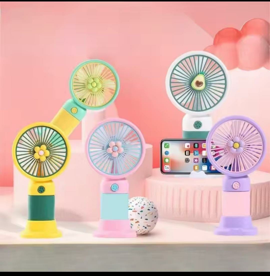 Mini Cute Fan with Mobile Stand