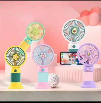 Mini Cute Fan with Mobile Stand