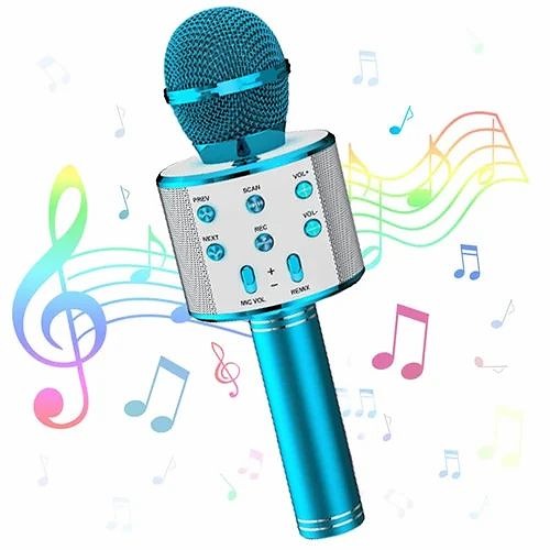 KK Trader | Wireless Bluetooth Karaoke Microphone – 3-in-1 Mic, Speaker & Recorder for Kids & Adults