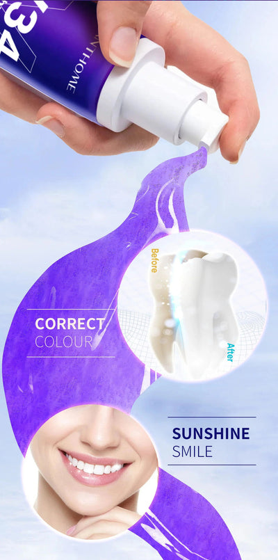 Hismile 30ml V34 Purple Whitening Toothpaste