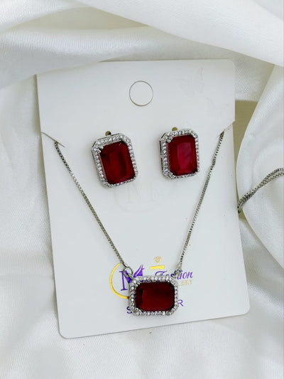 Beautiful Pendant Necklace and Earrings in 8 Different Designs