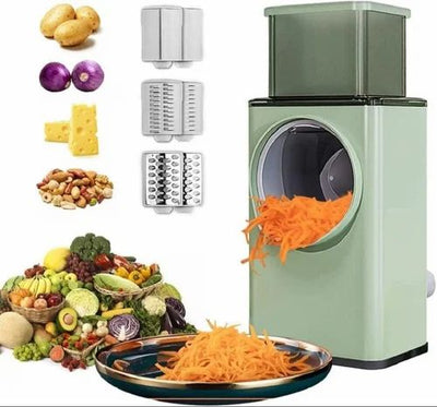 Multifunction Food processor Shredded Potato Cheese Machine Manual Vegetable Chopper Rotary Potato Chip