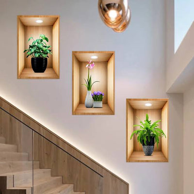 3D Wall Stickers Pack of 3 (Real Pictures Included)