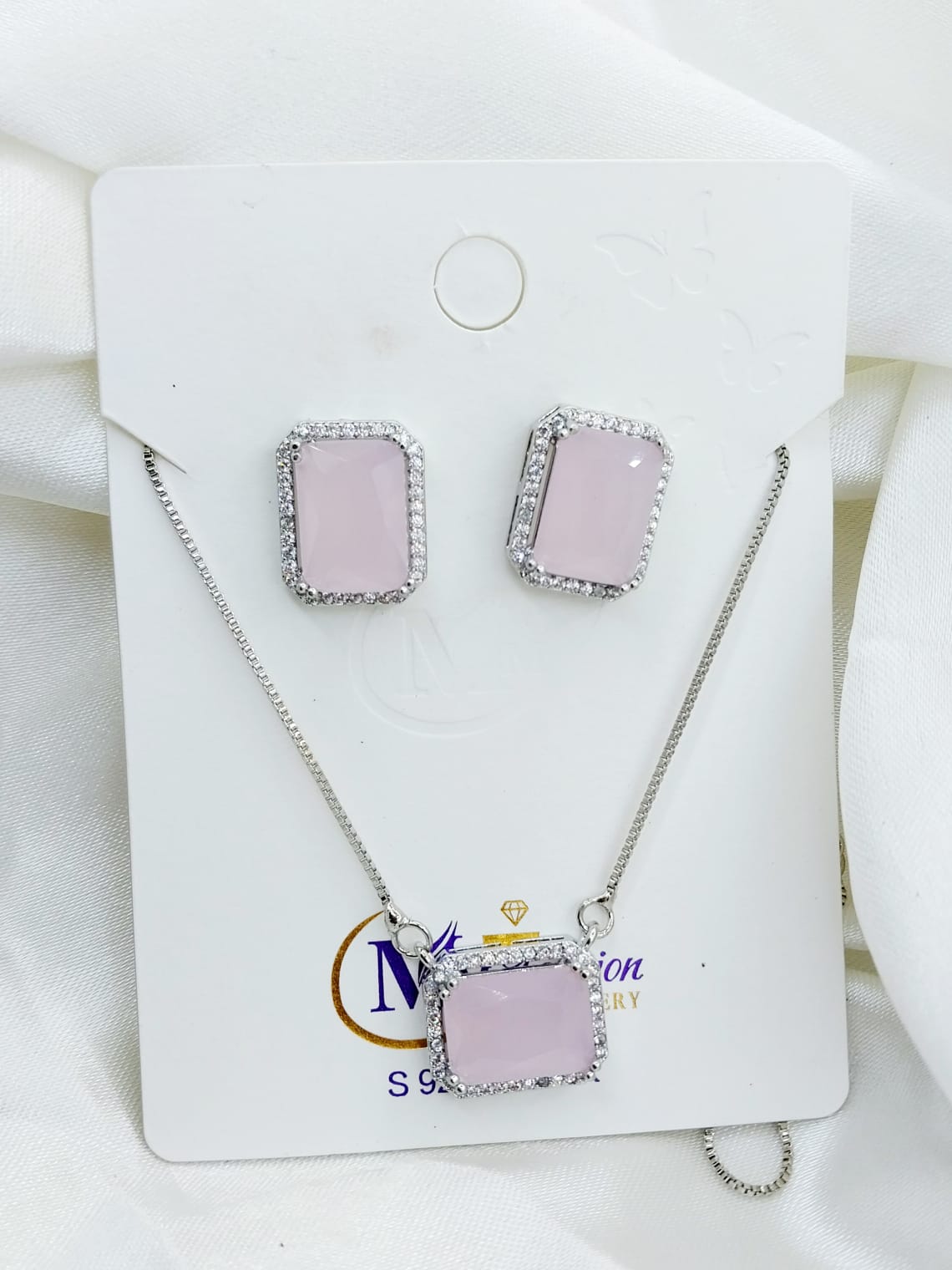 Beautiful Pendant Necklace and Earrings in 8 Different Designs