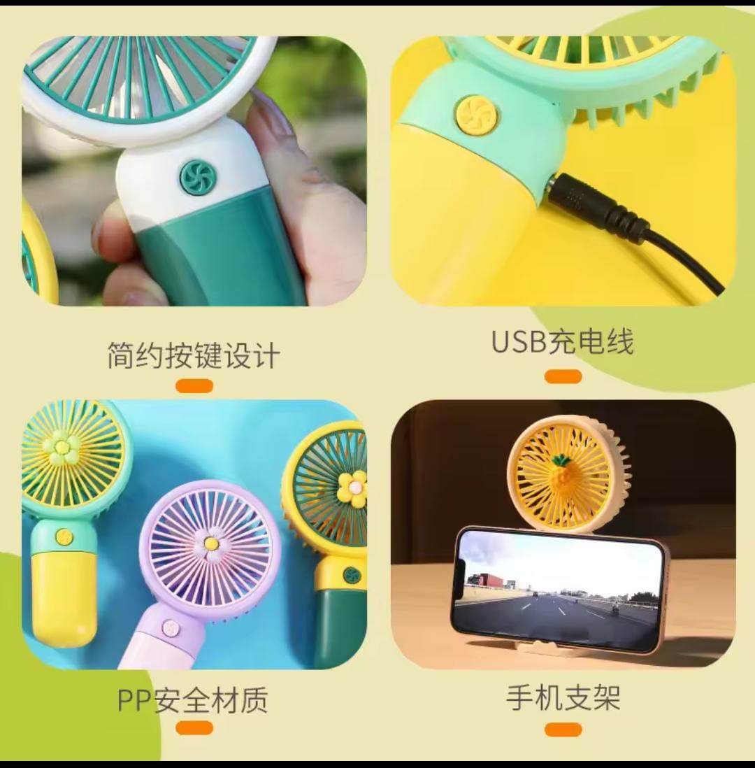 Mini Cute Fan with Mobile Stand