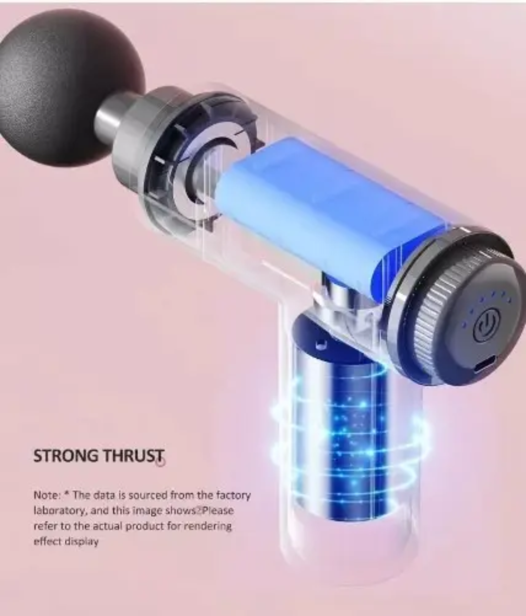 KK Trader | 5 in 1 Multifunctional Heavy Motor Rechargeable Imported Massage Gun – Deep Tissue Relief & Full Body Relaxation