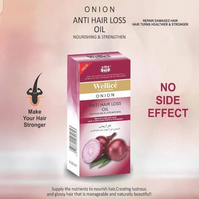 Wellice Onion Anti Hair Loss Oil – Nourishing & Strengthening