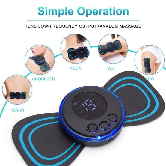 KK Trader | Butterfly Chargeable Massager – Portable Muscle Relaxer