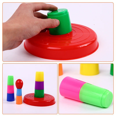 Ring Tosses Tower Indoor Game (Box packing with 6 Rings)