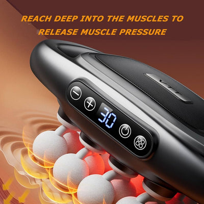 KK Trader | Fascia Gun Muscle Massager Gun Back Waist Shoulder Legs Massage Machine Six-head