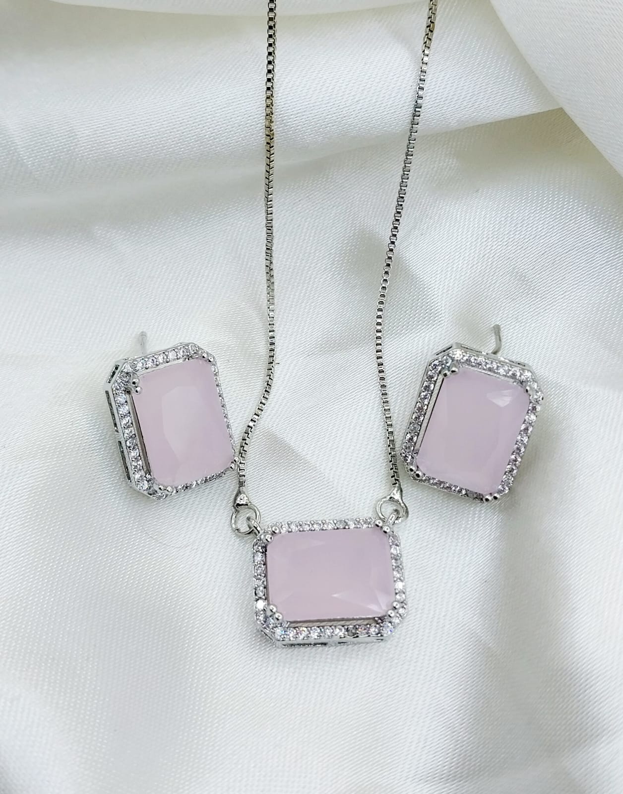 Beautiful Pendant Necklace and Earrings in 8 Different Designs