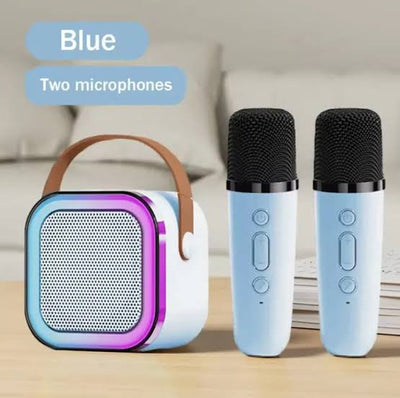 K12 Mini Audio Microphone Karaoke Family Wireless Bluetooth Speaker - (Get Writing Tablet Free)