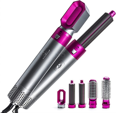 Dynamic Life 5-in-1 Hot Air Styler – Hair Dryer, Curler, Straightener & Volumizer