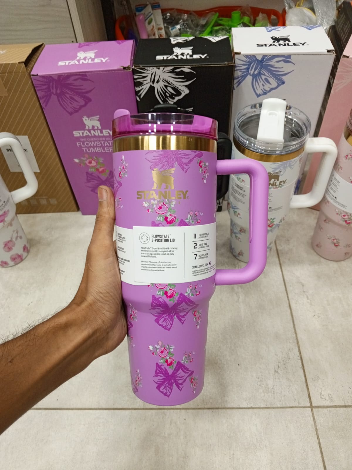 Printed STANLEY Tumbler - Durable, Insulated, and Built to Travel