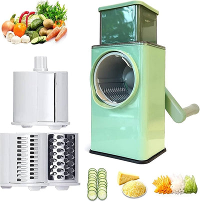Multifunction Food processor Shredded Potato Cheese Machine Manual Vegetable Chopper Rotary Potato Chip