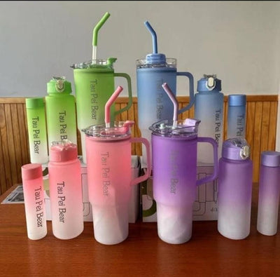 3pcs Tumbler and Bottle Set