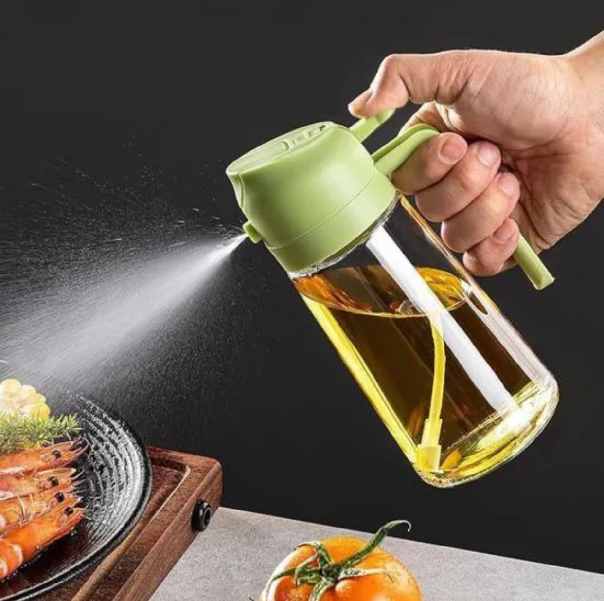 Glass Oil Sprayer for Cooking 200 ml