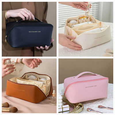 Premium Leather Cosmetic Organizer/Pouch