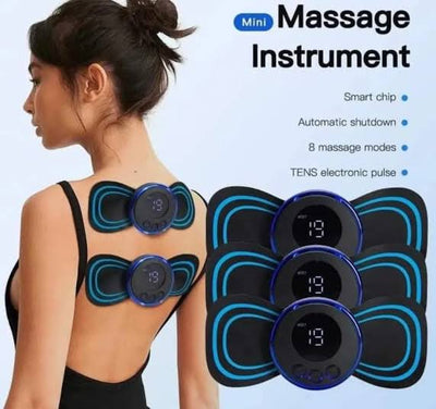 KK Trader | Butterfly Chargeable Massager – Portable Muscle Relaxer