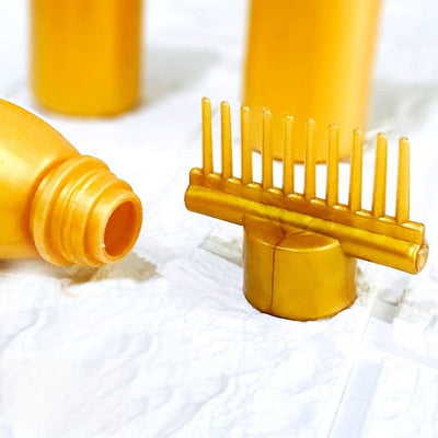 Pack of 2 - Oil Bottle With Comb Best For Dandruff Remover Anti Lice Stronger Hair.