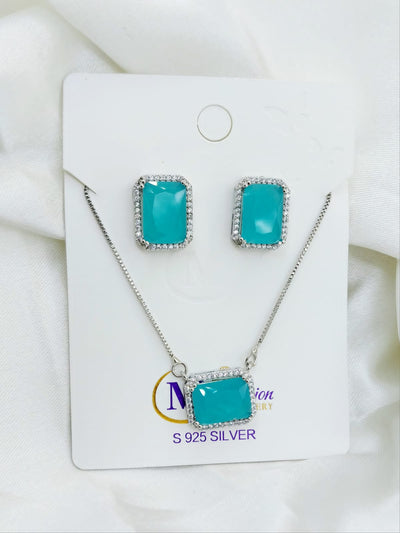 Beautiful Pendant Necklace and Earrings in 8 Different Designs
