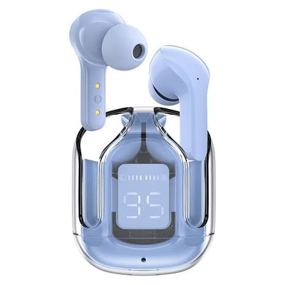Air31 TWS Transparent Earbuds - Wireless Bluetooth 5.3 Gaming Headsets, Noise Reduction, Touch Control, T2 TWS Pro Earbuds with Microphone