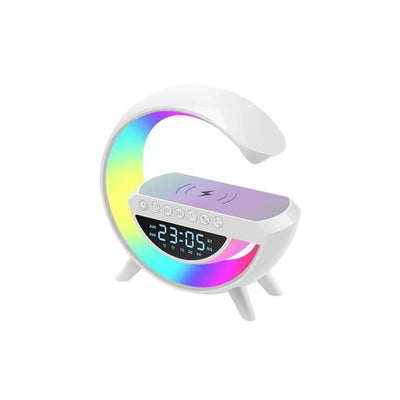 BT-3401 RGB LED Bluetooth Speaker with Wireless Phone Charger and LED lights